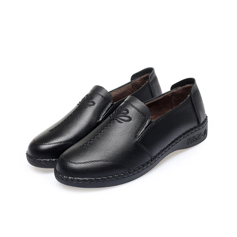 Damen Elegante Mokassins aus weichem Leder mit atmungsaktiver Sohle R&B