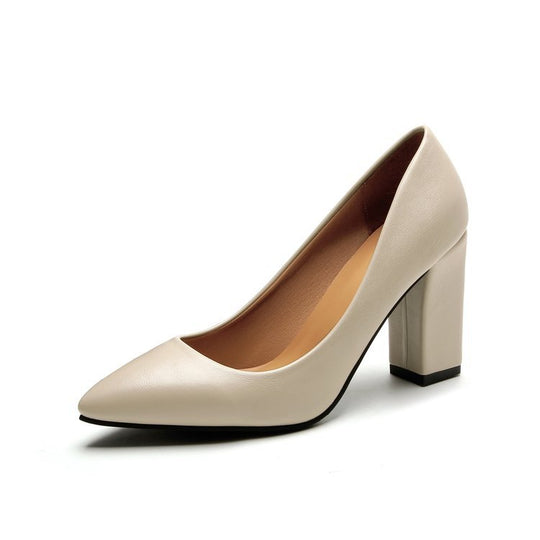 Damen elegante High Heels mit blockiertem Absatz R&B