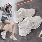 Damen Trendige Chunky Sneakers mit atmungsaktivem Obermaterial und dämpfender Sohle R&B