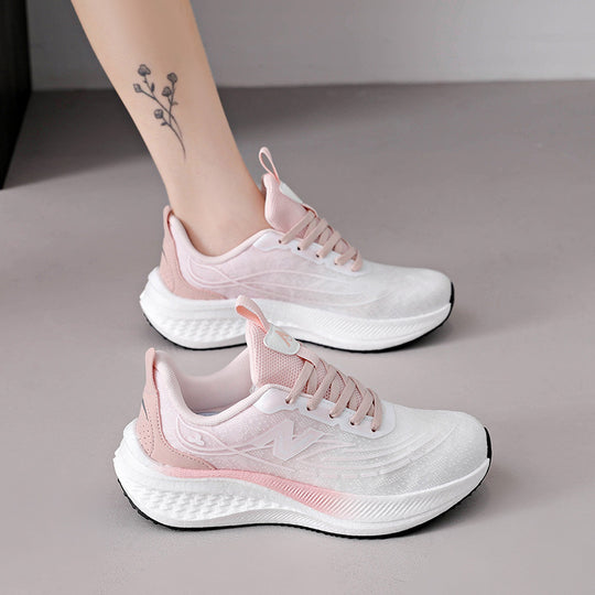 Damen Sportliche Laufschuhe mit atmungsaktiver Mesh-Oberfläche und dämpfendem Fußbett R&B