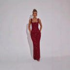 Damen Glamouröses Pailletten-Abendkleid mit figurbetontem Schnitt R&B