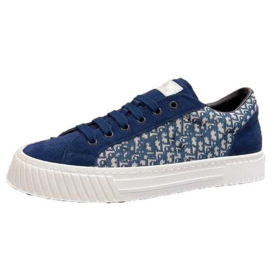 Damen modische Sneakers aus hochwertigem Wildleder mit eleganter Druckstruktur R&B