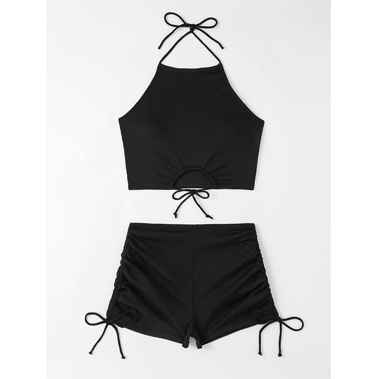 Damen Freizeit-Bikini-Set mit Raffungen R&B