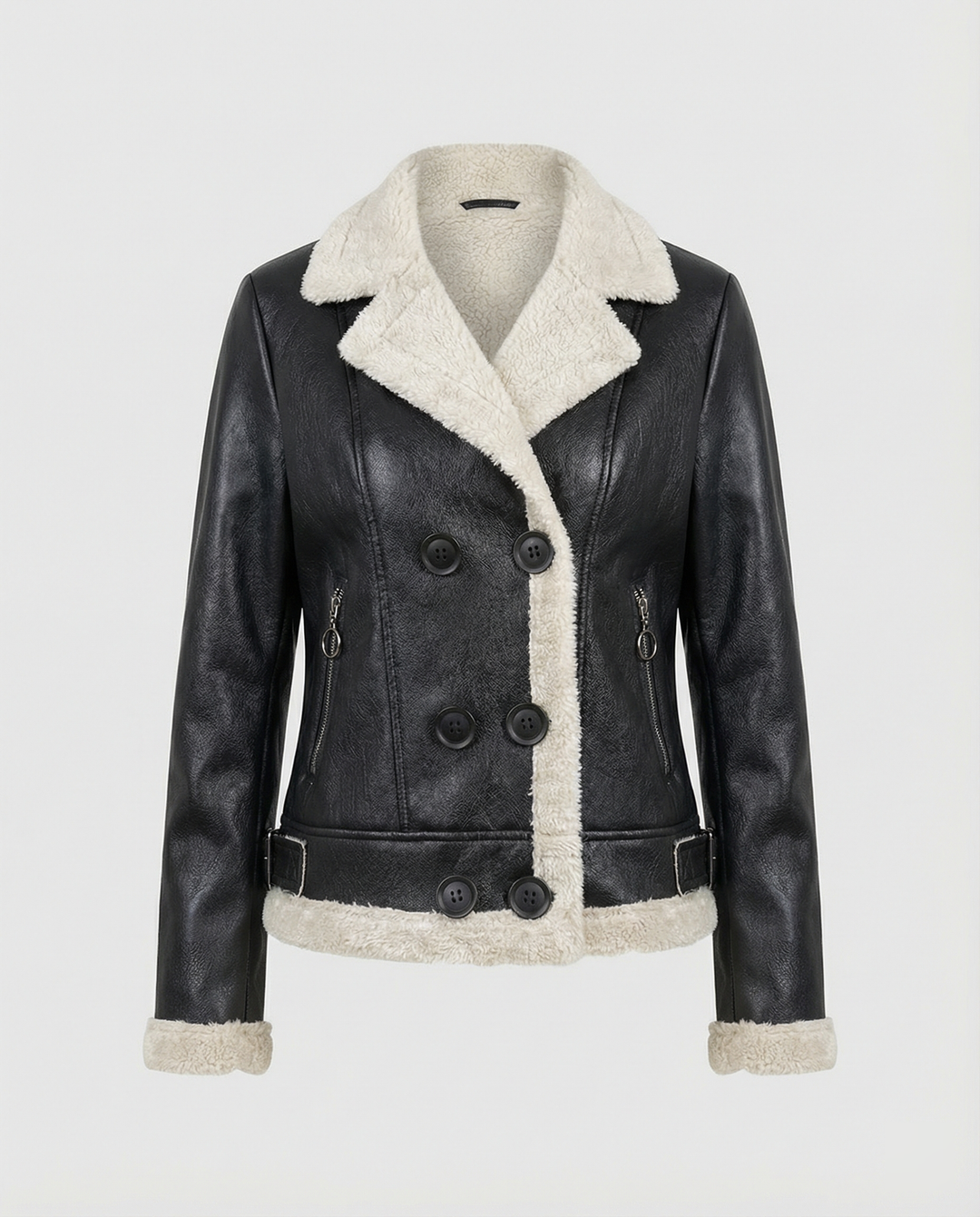 Steppjacke Damen mit warmem Kragen im Retro-Stil