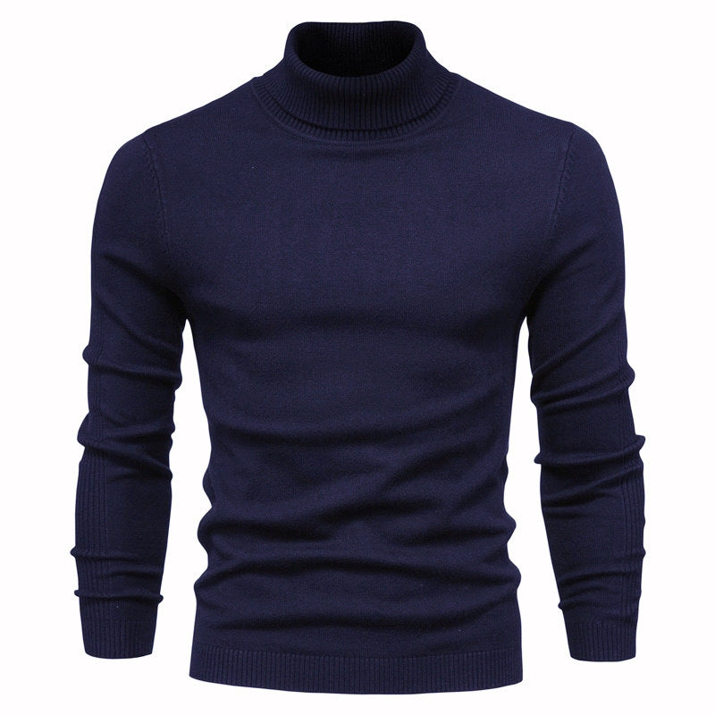 Herren Rollkragenpullover aus hochwertiger Wolle R&B