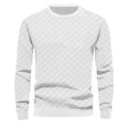 Herren Strukturierter Pullover aus hochwertigem Baumwollmix R&B
