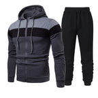 Herren sportliches Freizeit-Set mit modischem Farbblockdesign R&B