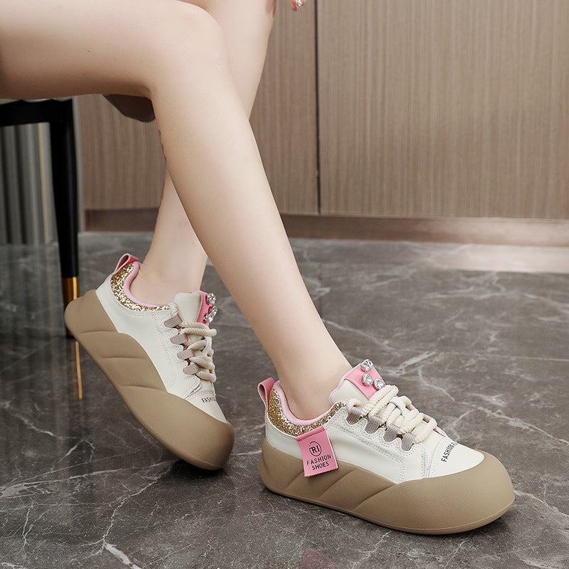 Damen Modische Sneakers mit funkelnden Akzenten und komfortablem Sohlenprofil R&B