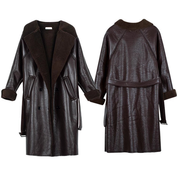 Damen oversized Steppmantel R&B