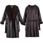 Damen oversized Steppmantel R&B