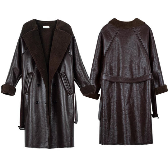 Damen oversized Steppmantel R&B