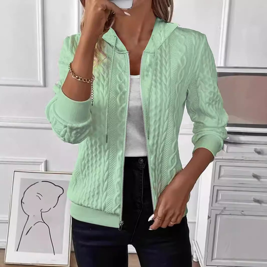 Damen Strickjacke mit Kapuze R&B