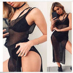 Damen Freizeit Maxikleid mit seitlichem Schlitz R&B