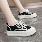 Damen modische Chunky Sneakers mit trendigen Perlenakzenten R&B
