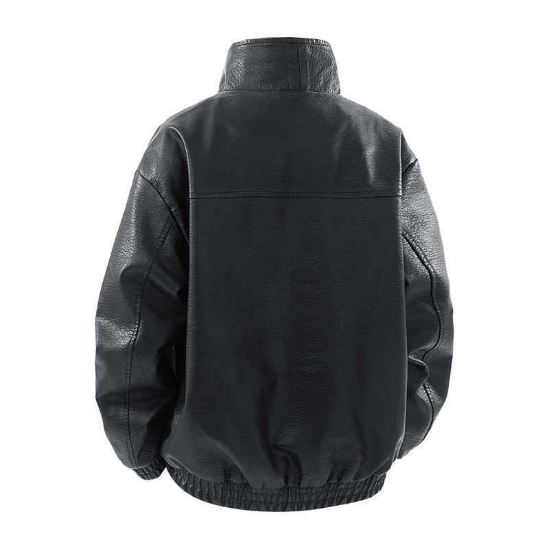 Herren modische Oversized jacke mit elegantem Kragen und praktischen Taschen R&B
