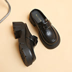 Damen modische Clogs mit robustem Design und verstellbarem Riemchen R&B