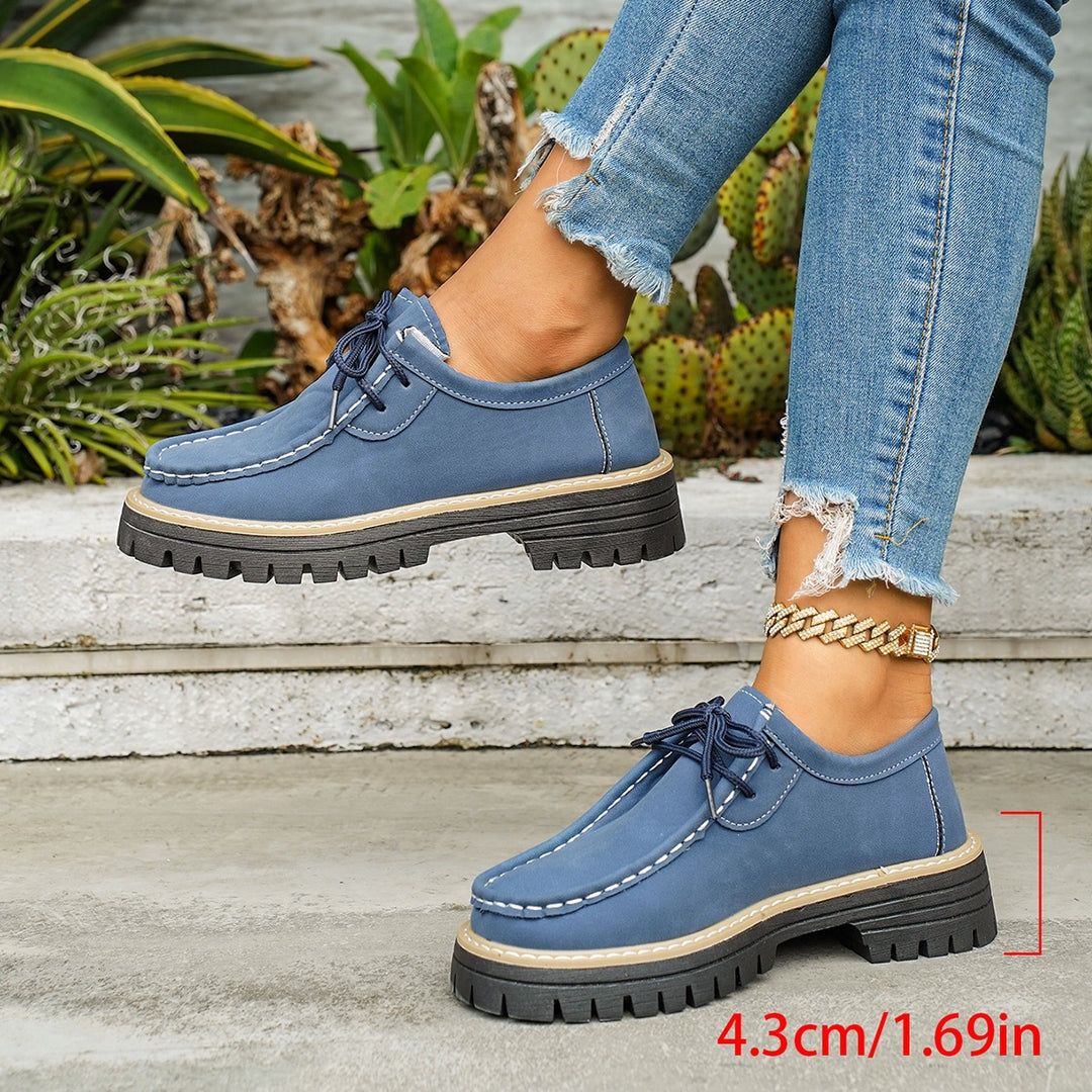 Damen Robuste Comfort-Schnürschuhe R&B
