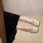 Damen Elegante Mary Jane Schuhe mit modischem Schnallen-Detail
