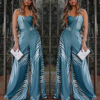 Damen Maxikleid mit schmalem Schnitt und eleganten Spaghettiträgern R&B