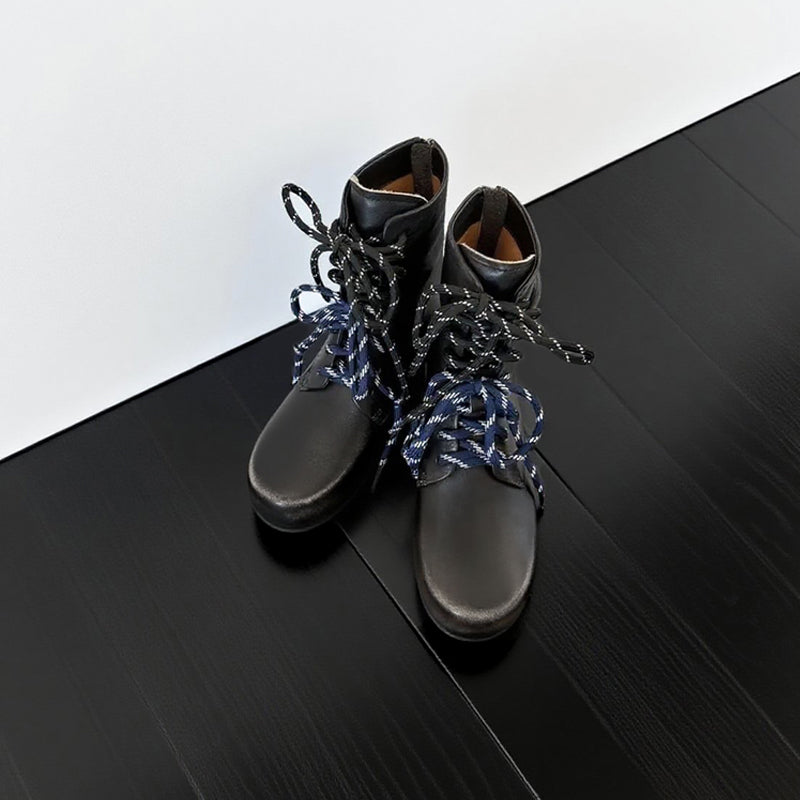 Damen Modische Schnürboots mit innovativen Zierkordeln R&B
