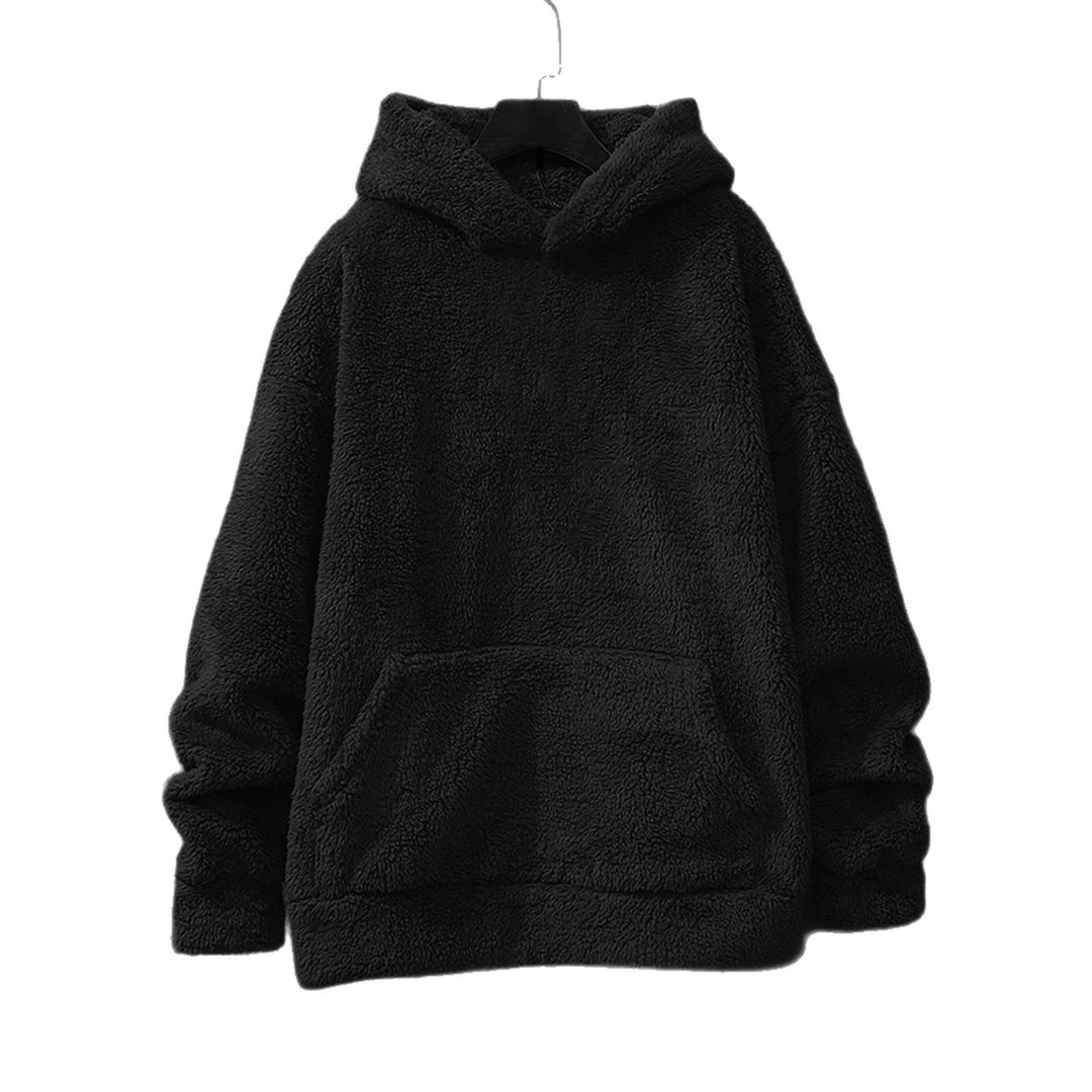 Damen Kuscheliger Fleece-Pullover mit Kapuze und praktischen Taschen R&B