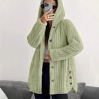Damen kuschelige Fleecejacke R&B