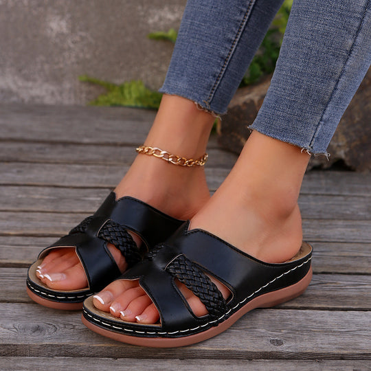 Damen komfortable und elegante Riemensandalen R&B