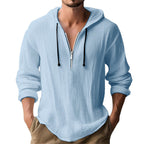 Herren lässiger Kapuzenpullover mit Reißverschluss R&B