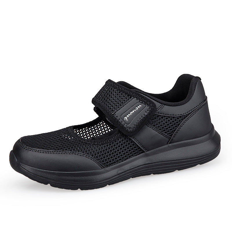 Damen Sportliche Klettverschluss Sneakers mit atmungsaktivem Obermaterial R&B