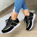 Damen modische Sneakers mit luxuriösen Akzenten und atmungsaktiver Sohle R&B