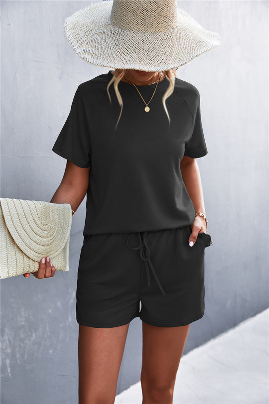 Damen lässiger Kurzsets R&B