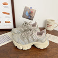 Damen Sportliche Lauf-Sneaker mit atmungsaktiver Netz-Oberfläche und dämpfender Sohle R&B