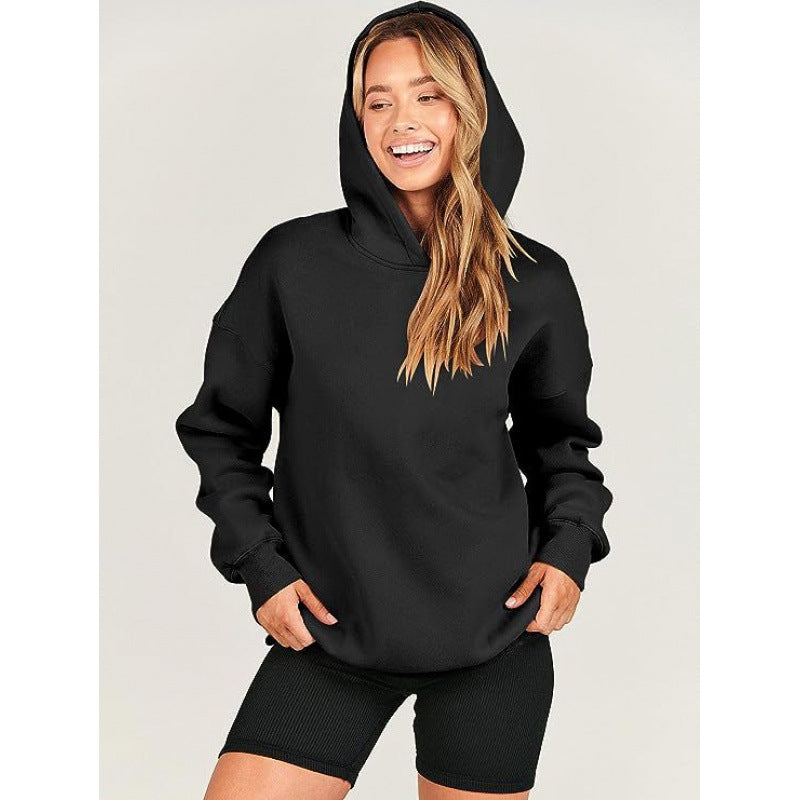 Damen bequeme Kapuzen-Sweatshirt R&B