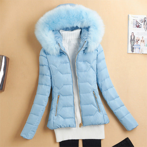 R&B | Winterjacke mit Kunstfellkragen für Damen