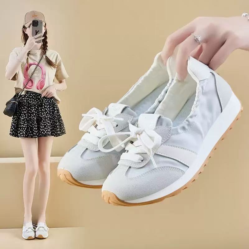Damen Bequeme Lauf-Sneaker mit elastischem Schuhkragen R&B