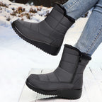 Damen Winterboots mit warmem Innenfutter und rutschfester Sohle