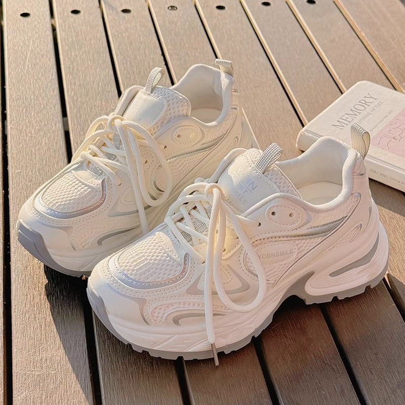 Damen Sportliche Sneakers mit atmungsaktivem Obermaterial und dämpfender Sohle