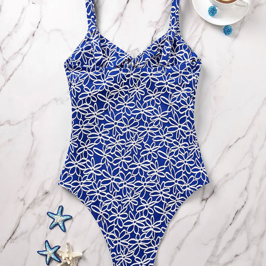 Damen Badeanzug mit innovativem Cut-Out-Design R&B