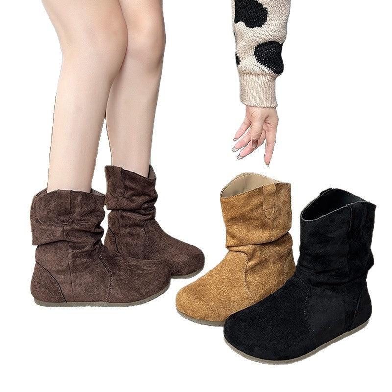 Damen Bequeme Winterstiefel mit weichem Innenfutter und rutschfester Sohle