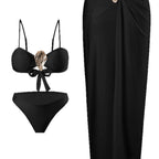 Damen Bikini-Set mit elegantem Wickelrock R&B