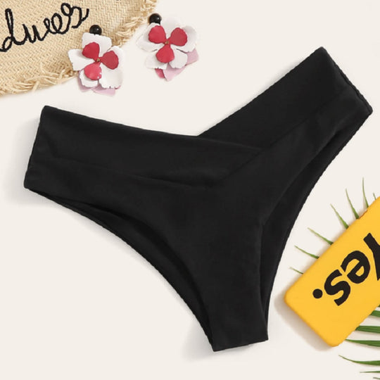Damen Hochgeschnittenes Bikini-Unterteil R&B