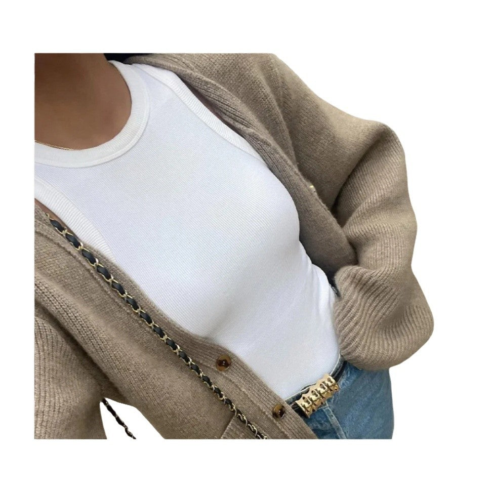 Damen Strickjacke mit eleganten Details und lässigem Schnitt R&B
