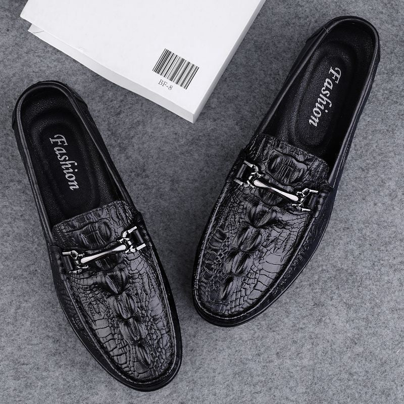 Herren Elegante Mokassins aus hochwertigem Leder mit modischem Detail R&B