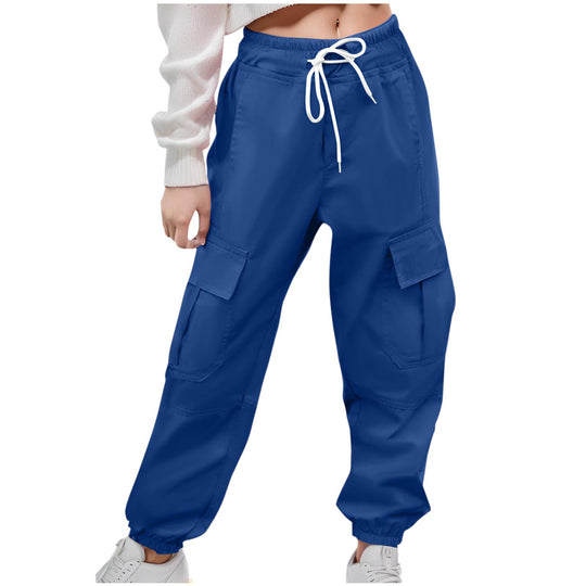Damen Cargo-Hose mit elastischem Bund und praktischen Seitentaschen R&B