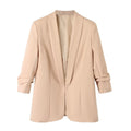 Damen Oversize Blazer ohne Verschluss R&B