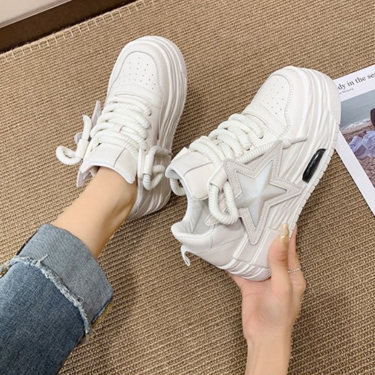 Damen Sportliche Sneakers mit modischem Sternen-Motiv und innovativer Dämpfung