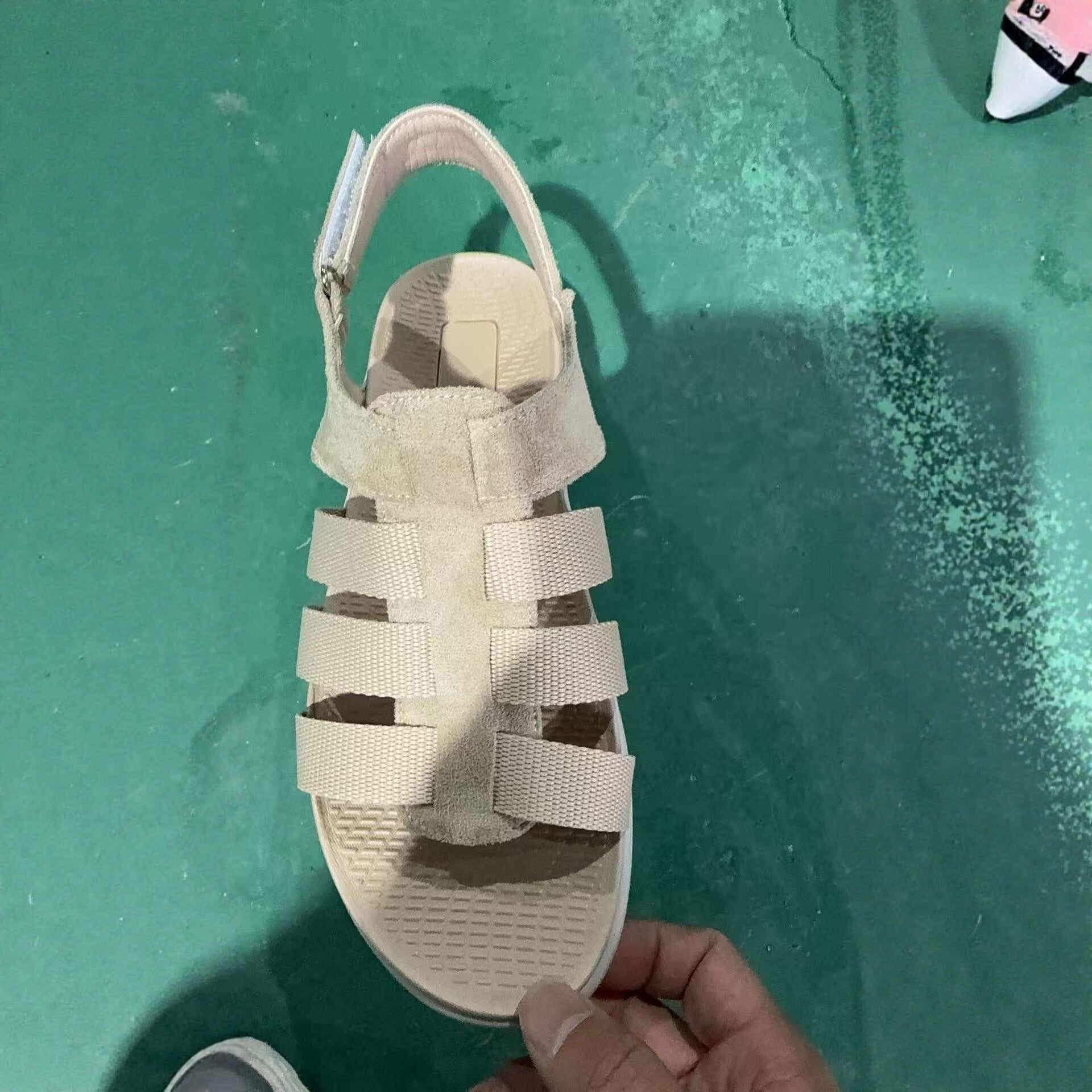 Damen Sportliche und bequeme Sandalen mit verstellbaren Riemen R&B