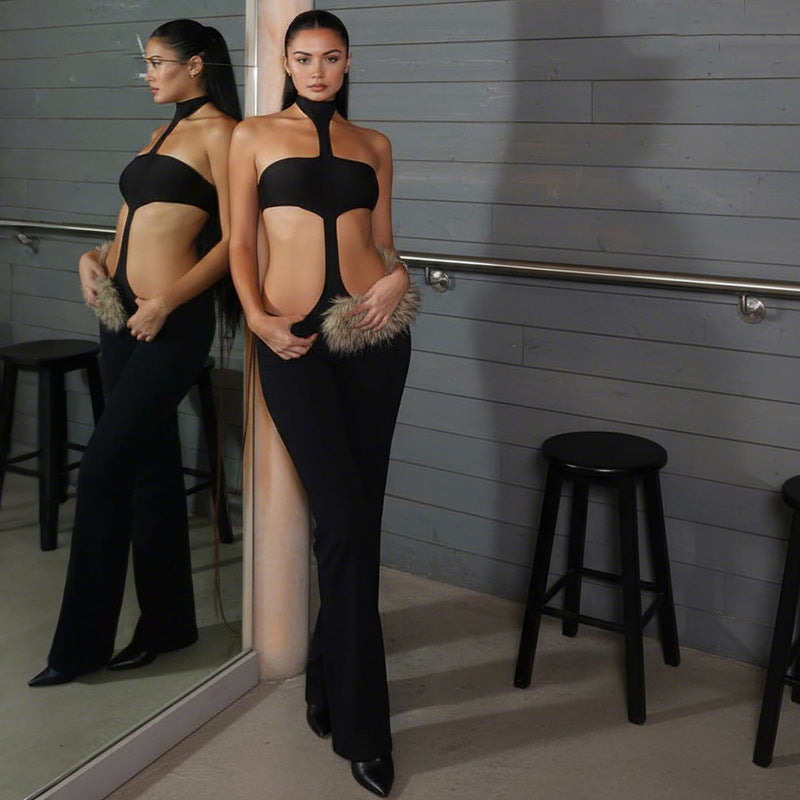 Damen Modischer Cut-Out Body R&B
