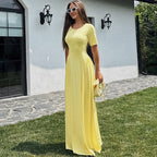 Damen Elegantes Maxikleid mit geschmeidiger Passform R&B