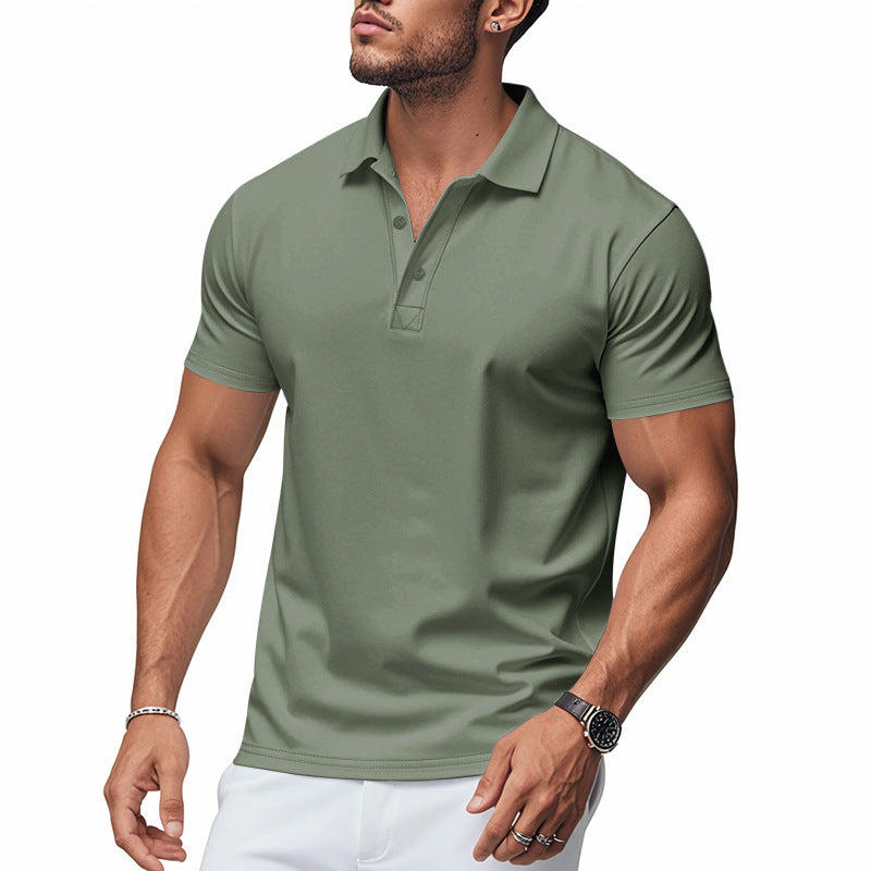 Herren Polohemd mit modernem Schnelltrocknungsstoff und eleganter Passform R&B